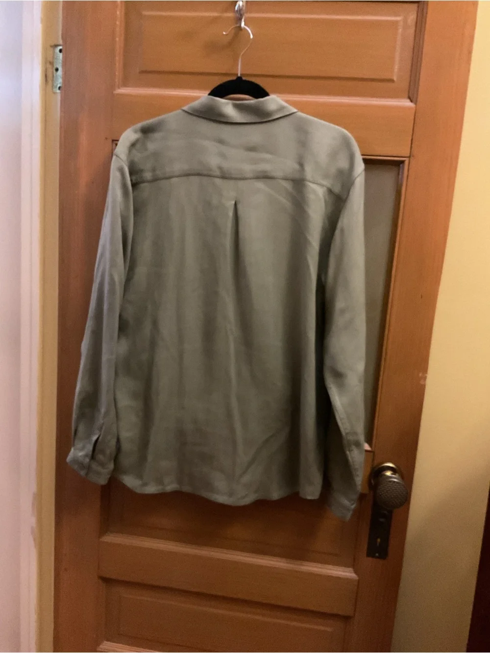 2 piece Tommy Bahama Sage Green Relaxed Button-Front shirt/jacket and trousers